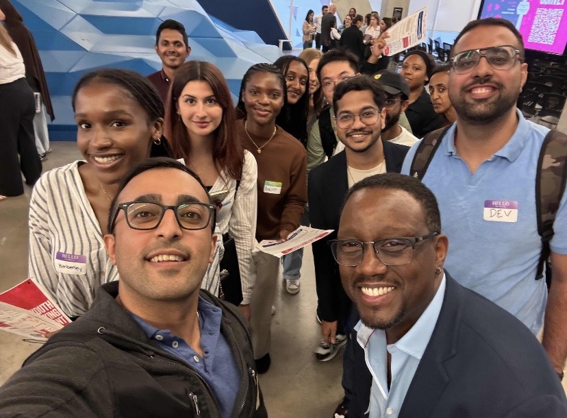 Satvik with the Saura Labs team