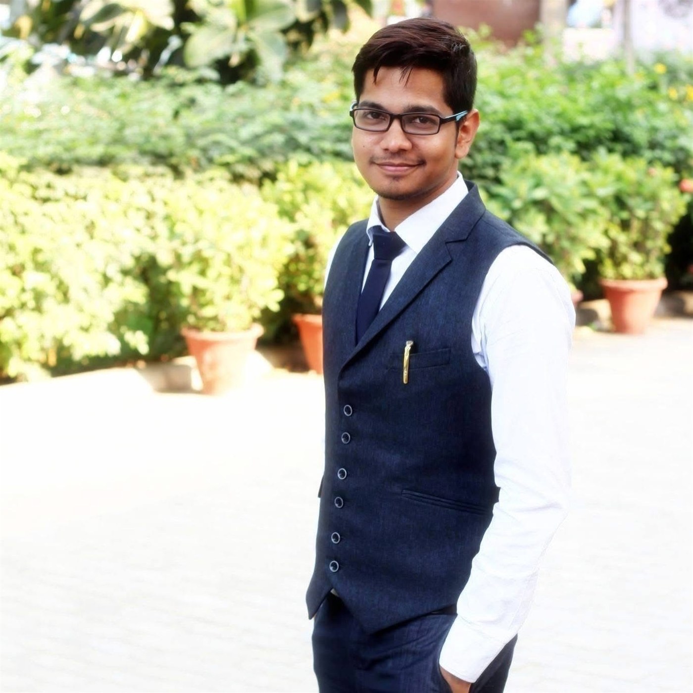 Satvik during his college days