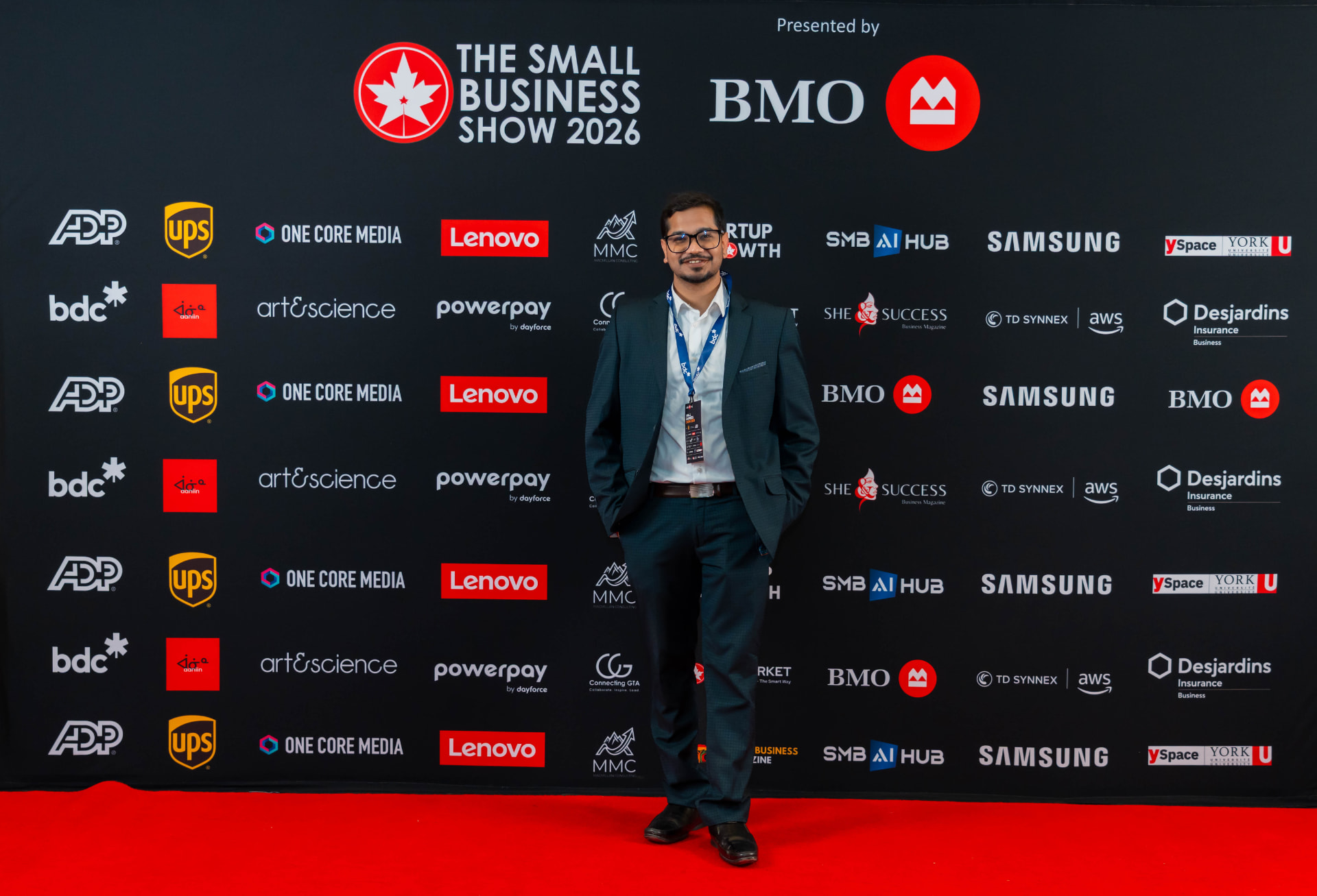 Satvik at The Small Business Show 2026